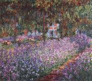 Claude Monet Monet-s Garden the Irises Sweden oil painting reproduction